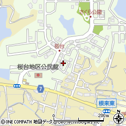 和歌山県岩出市桜台132周辺の地図