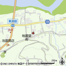 和歌山県伊都郡かつらぎ町東渋田428周辺の地図