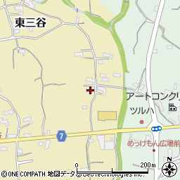 和歌山県紀の川市東三谷301周辺の地図