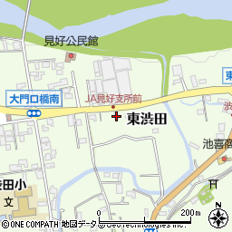 和歌山県伊都郡かつらぎ町東渋田75周辺の地図