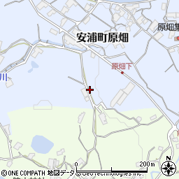 広島県呉市安浦町大字原畑638周辺の地図