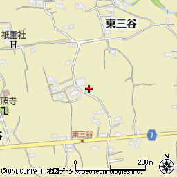 和歌山県紀の川市東三谷120周辺の地図