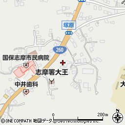三重県志摩市大王町波切1721周辺の地図