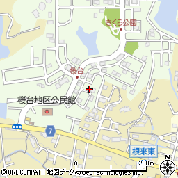 和歌山県岩出市桜台130周辺の地図