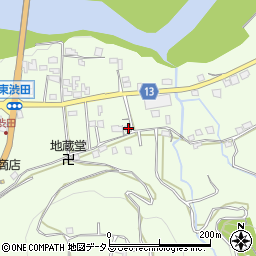 和歌山県伊都郡かつらぎ町東渋田425周辺の地図