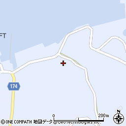 愛媛県越智郡上島町岩城4596周辺の地図