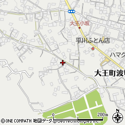 三重県志摩市大王町波切1338-2周辺の地図