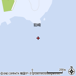 狛崎周辺の地図
