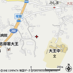 三重県志摩市大王町波切1686-3周辺の地図