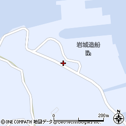 愛媛県越智郡上島町岩城4672周辺の地図