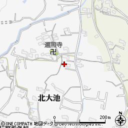 和歌山県岩出市北大池202周辺の地図