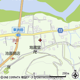 和歌山県伊都郡かつらぎ町東渋田430周辺の地図
