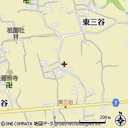 和歌山県紀の川市東三谷122周辺の地図