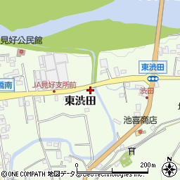 和歌山県伊都郡かつらぎ町東渋田60周辺の地図