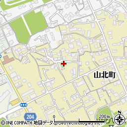 香川県丸亀市山北町754-4周辺の地図