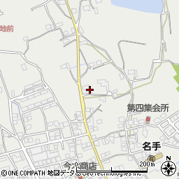 和歌山県紀の川市名手市場1051周辺の地図