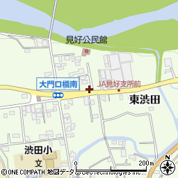 和歌山県伊都郡かつらぎ町東渋田40周辺の地図