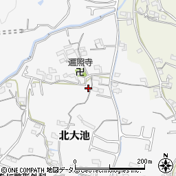 和歌山県岩出市北大池170周辺の地図