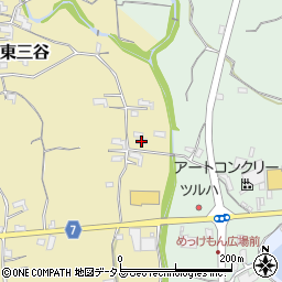 和歌山県紀の川市東三谷259周辺の地図