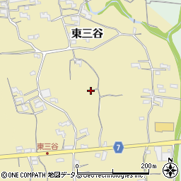和歌山県紀の川市東三谷118周辺の地図