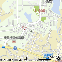 和歌山県岩出市桜台124周辺の地図