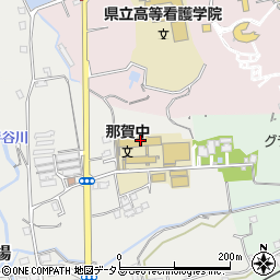 和歌山県紀の川市名手市場1061周辺の地図
