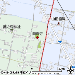 藺香寺周辺の地図