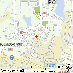 和歌山県岩出市桜台98周辺の地図