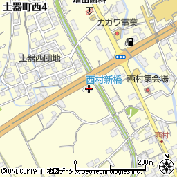 香川県丸亀市土器町西2丁目793周辺の地図