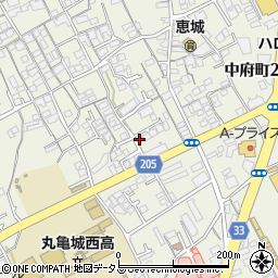香川県丸亀市津森町130-16周辺の地図