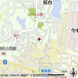 和歌山県岩出市桜台105周辺の地図