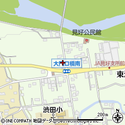 和歌山県伊都郡かつらぎ町東渋田34周辺の地図