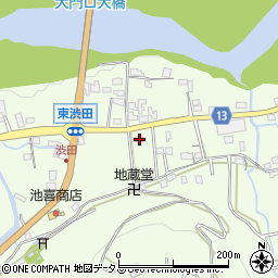 和歌山県伊都郡かつらぎ町東渋田432周辺の地図