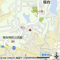 和歌山県岩出市桜台123周辺の地図