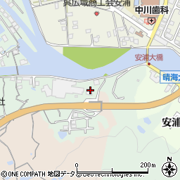 福島釉薬株式会社　安浦工場周辺の地図
