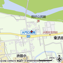 和歌山県伊都郡かつらぎ町東渋田36周辺の地図