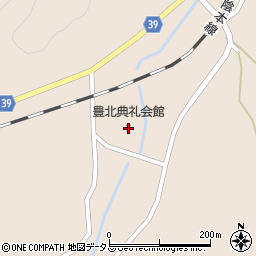 豊北典礼会館周辺の地図