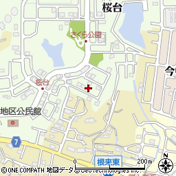 和歌山県岩出市桜台104周辺の地図