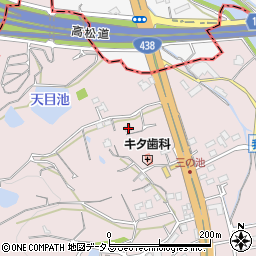 香川県丸亀市飯山町東坂元558-1周辺の地図