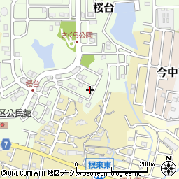 和歌山県岩出市桜台107周辺の地図
