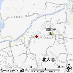 和歌山県岩出市北大池276周辺の地図