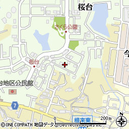 和歌山県岩出市桜台103周辺の地図