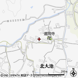 和歌山県岩出市北大池274周辺の地図