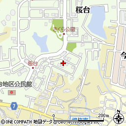 和歌山県岩出市桜台110周辺の地図