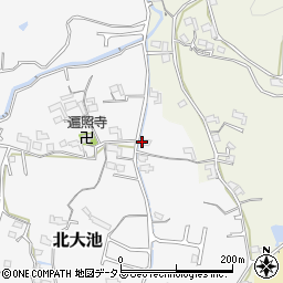 和歌山県岩出市北大池5周辺の地図