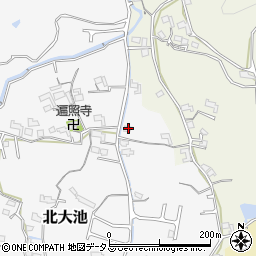 和歌山県岩出市北大池17周辺の地図