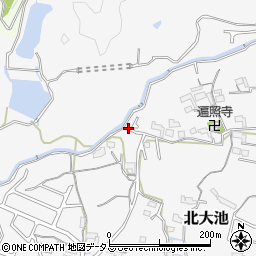 和歌山県岩出市北大池283周辺の地図