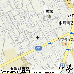 香川県丸亀市津森町130周辺の地図