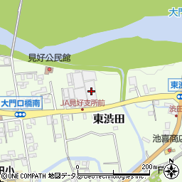 和歌山県伊都郡かつらぎ町東渋田54周辺の地図