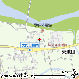 和歌山県伊都郡かつらぎ町東渋田41周辺の地図